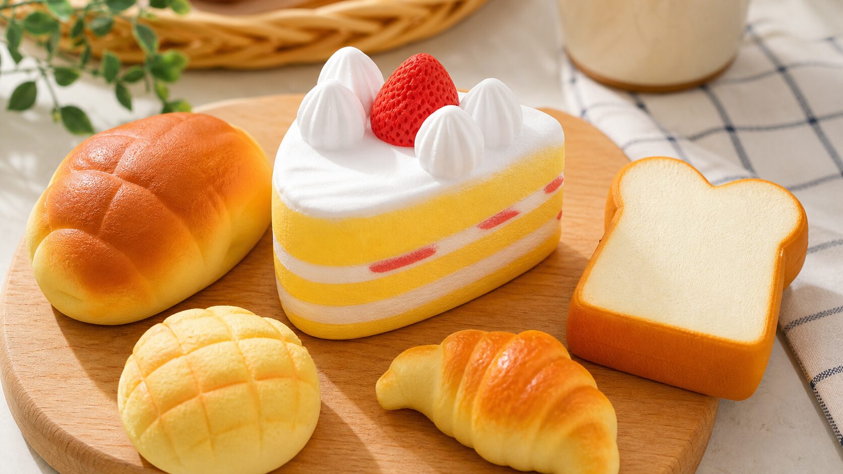 パンやスイーツ系スクイーズのイメージ